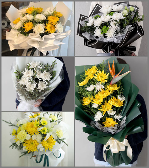 贵州安顺关岭县八德乡法宜村白事花束代送